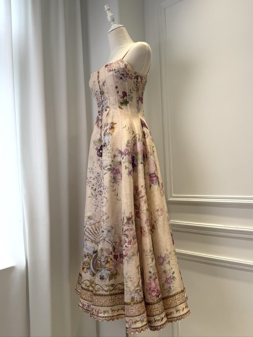 Camilla Corset Dress With Long Flared Skirt - Picture 8 of 16